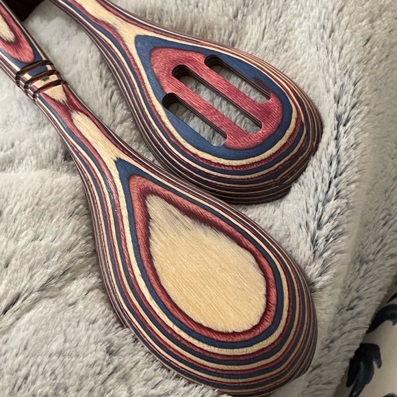 🥄 Island Bamboo Rainbow Wood Spoons - Picture 6 of 8